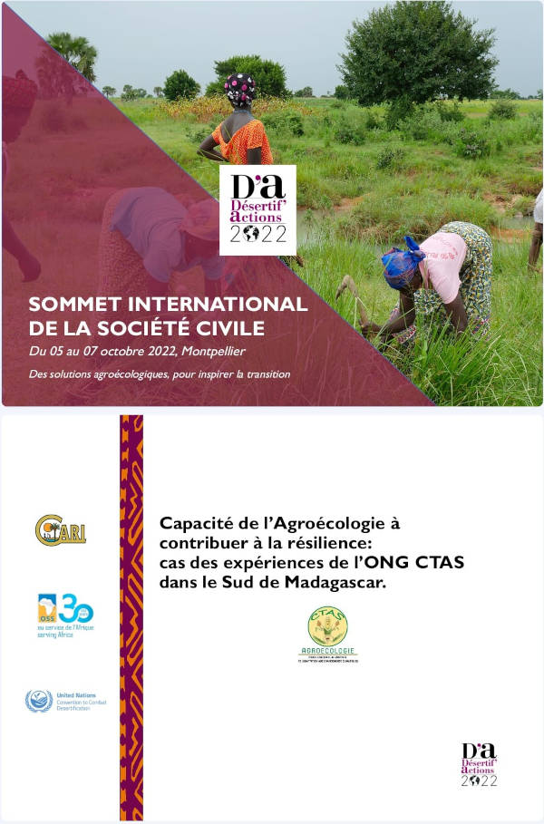 Partage de l'expérience de CTAS au Sommet international de la société civile